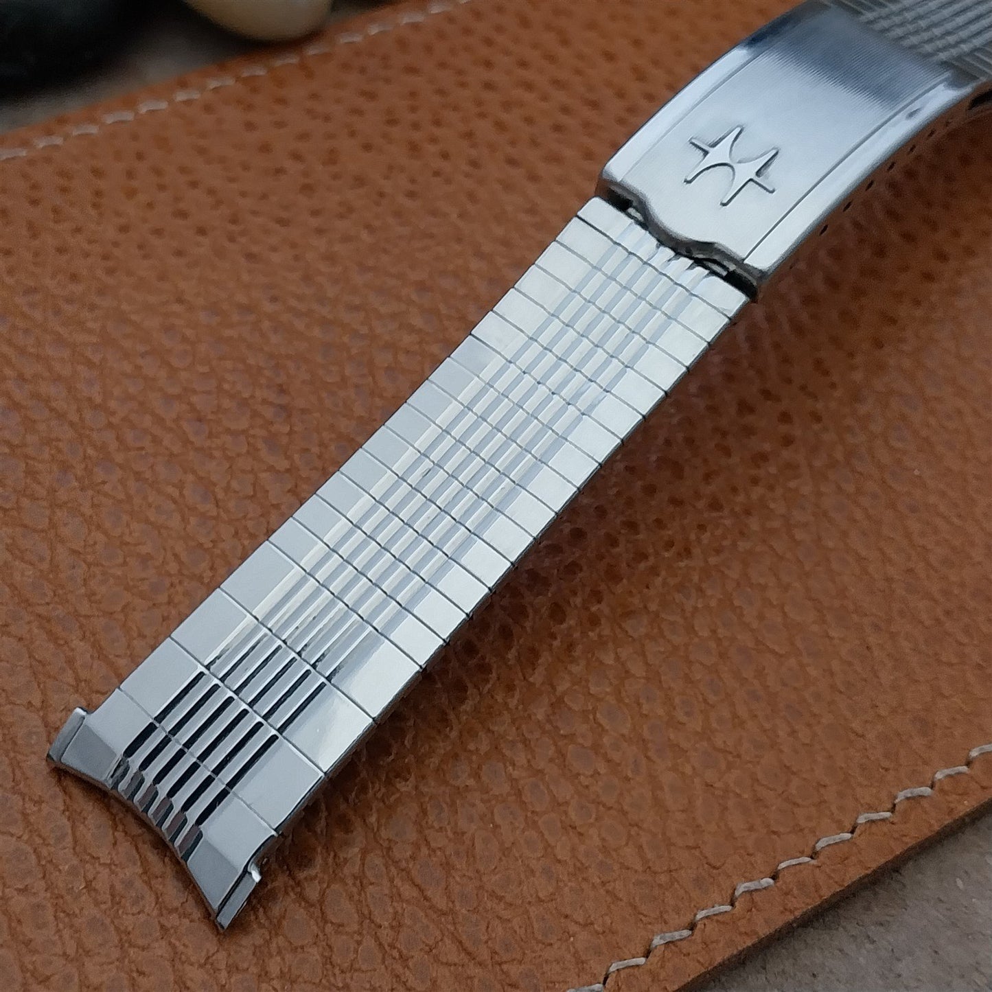 Vintage 1960s Hamilton 20mm 19mm 18mm Stainless Steel Admiral Unused Watch Band