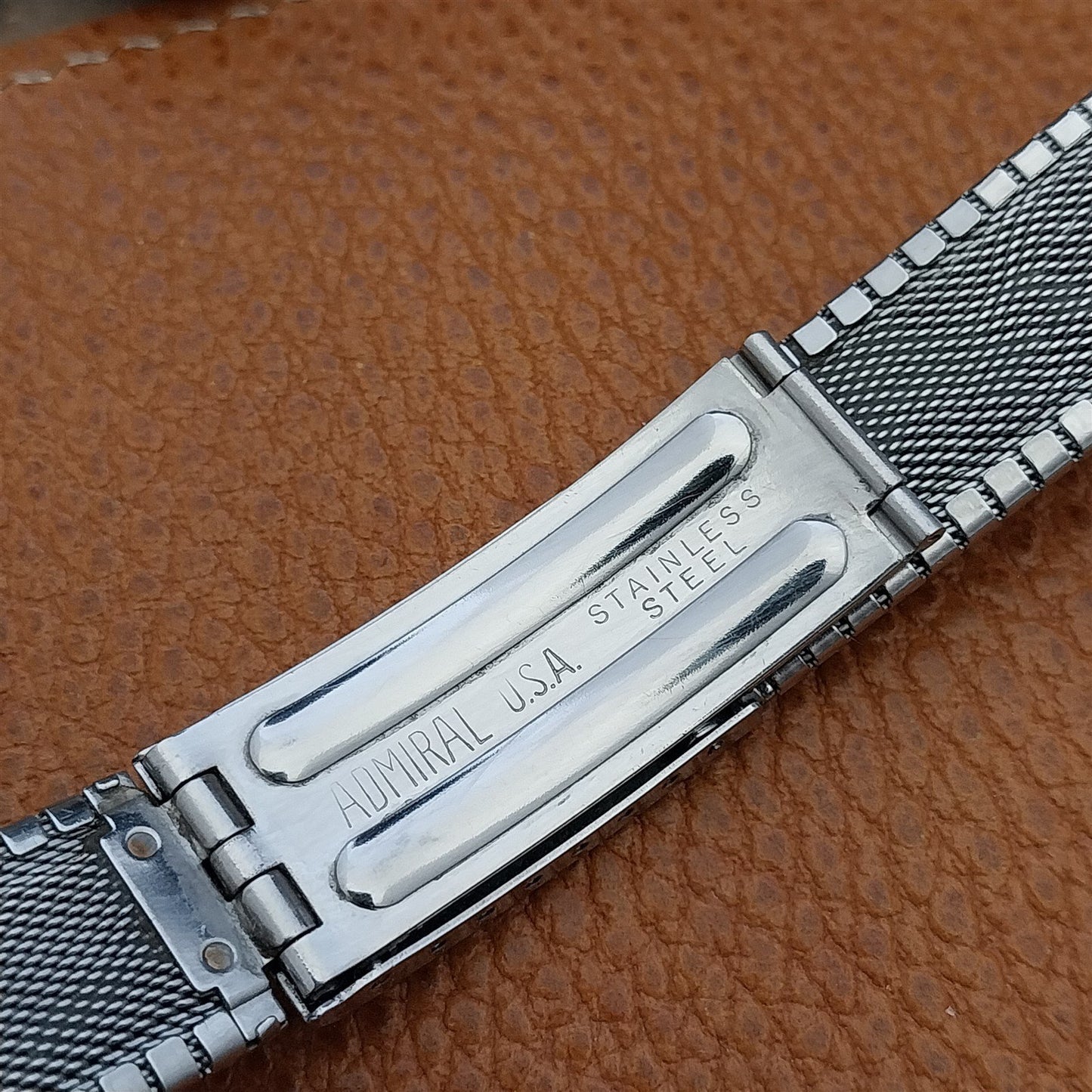 Vintage 1960s Hamilton 20mm 19mm 18mm Stainless Steel Admiral Unused Watch Band