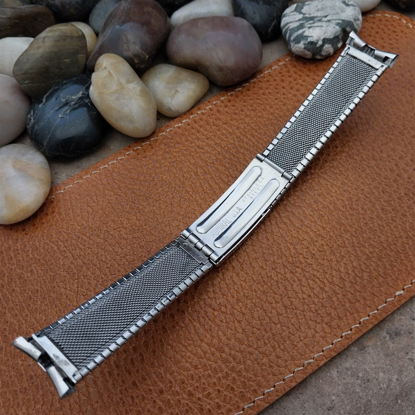 Vintage 1960s Hamilton 20mm 19mm 18mm Stainless Steel Admiral Unused Watch Band