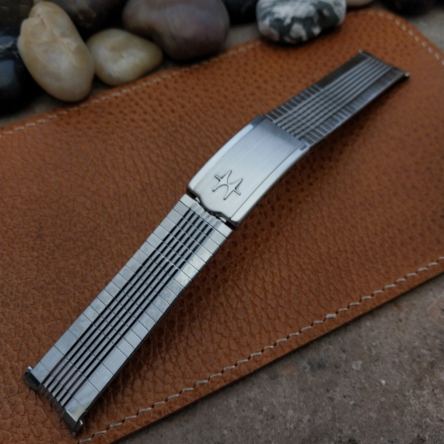 Vintage 1960s Hamilton 20mm 19mm 18mm Stainless Steel Admiral Unused Watch Band