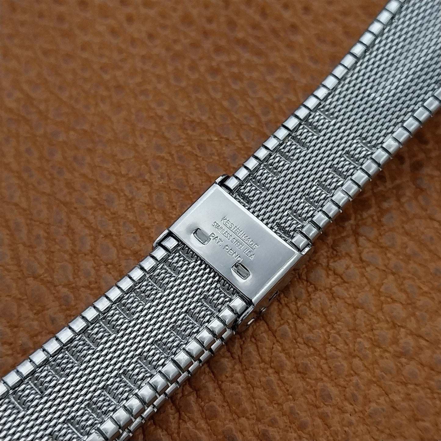 Vintage 1960s Hamilton Thinline Stainless Steel 19mm 18mm Kestenmade Watch Band