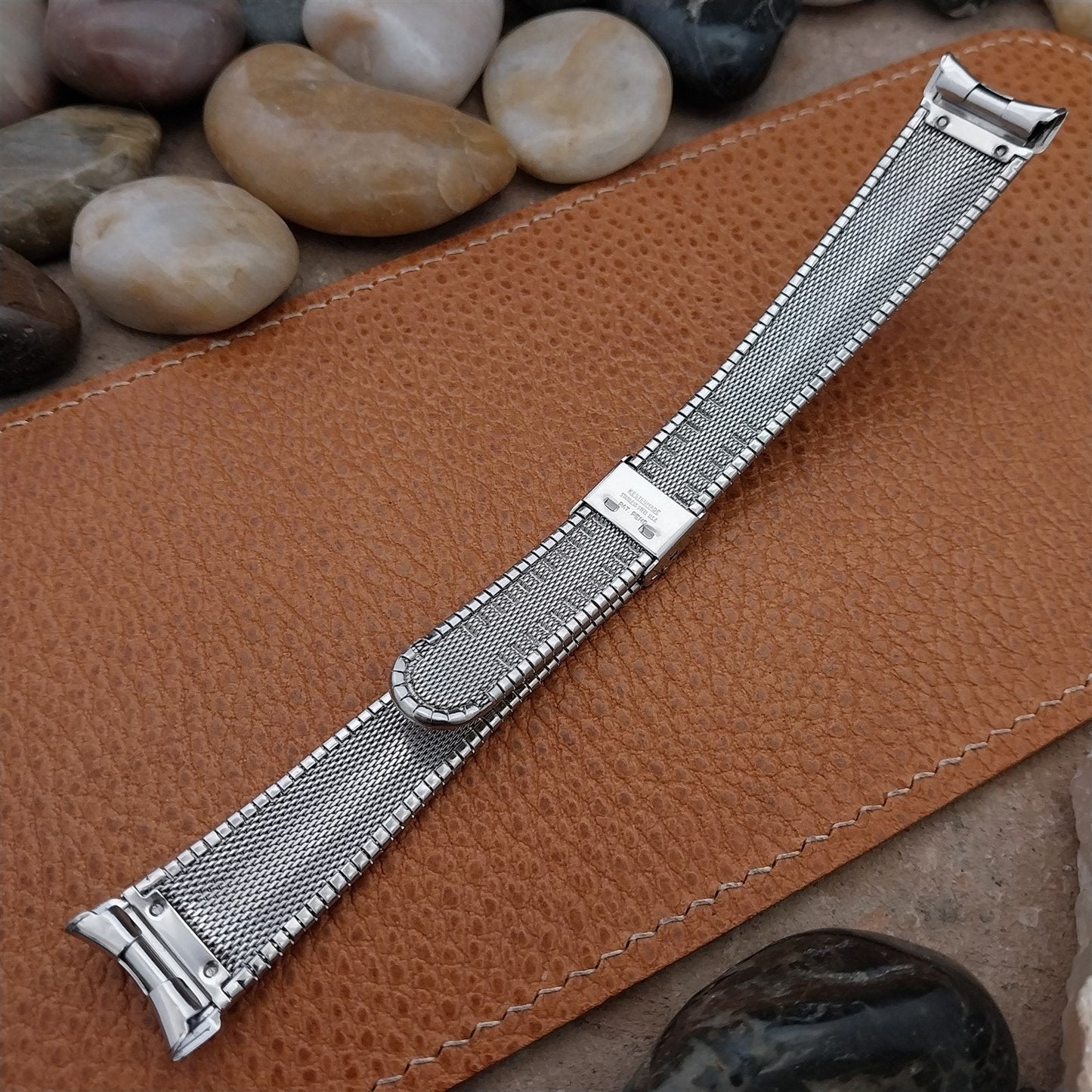 Vintage 1960s Hamilton Thinline Stainless Steel 19mm 18mm Kestenmade Watch Band