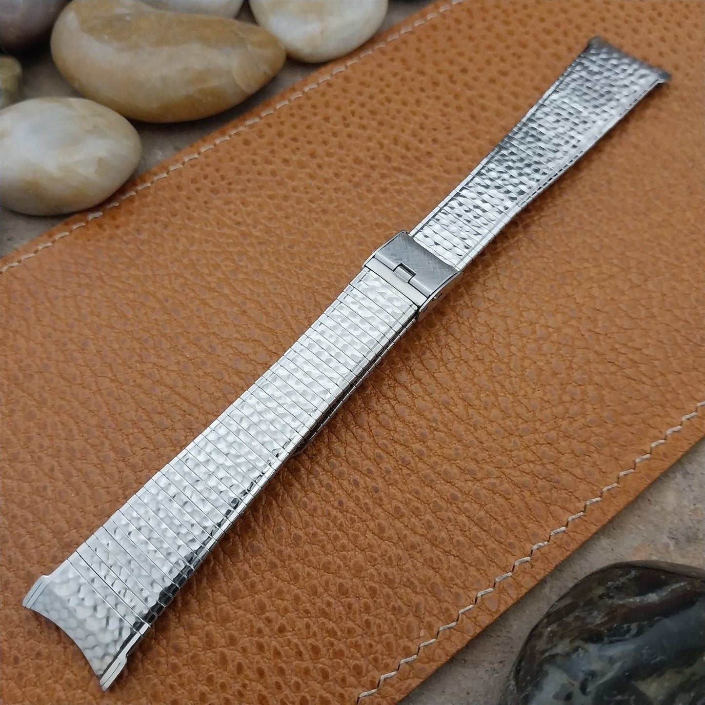 Vintage 1960s Hamilton Thinline Stainless Steel 19mm 18mm Kestenmade Watch Band