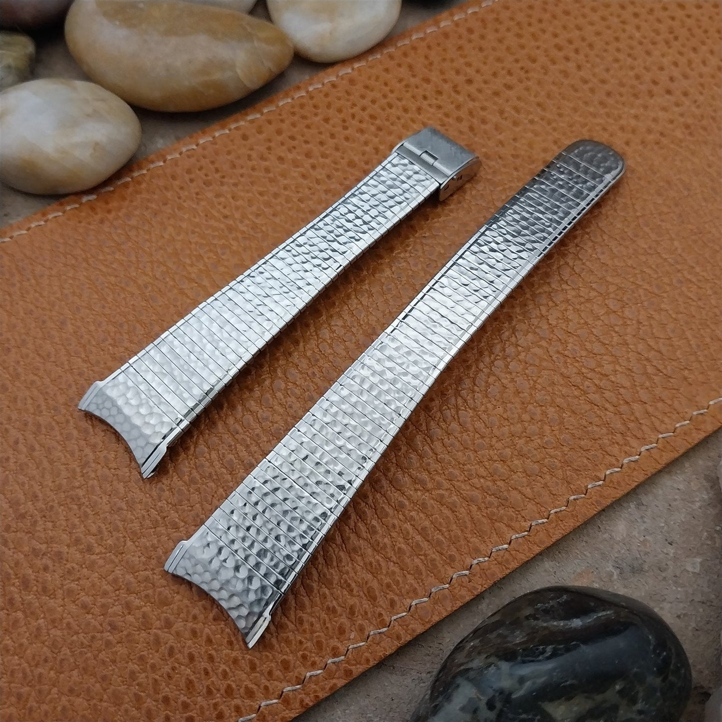 Vintage 1960s Hamilton Thinline Stainless Steel 19mm 18mm Kestenmade Watch Band