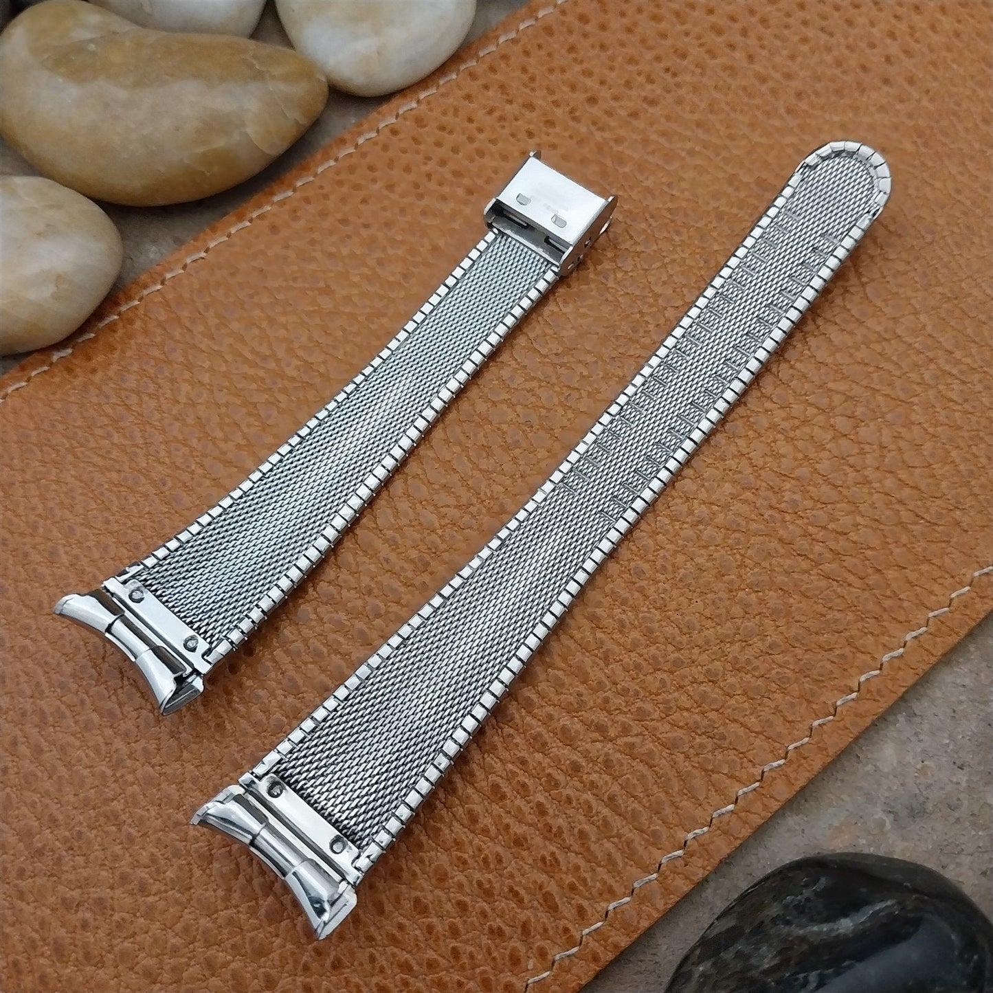 Vintage 1960s Hamilton Thinline Stainless Steel 19mm 18mm Kestenmade Watch Band