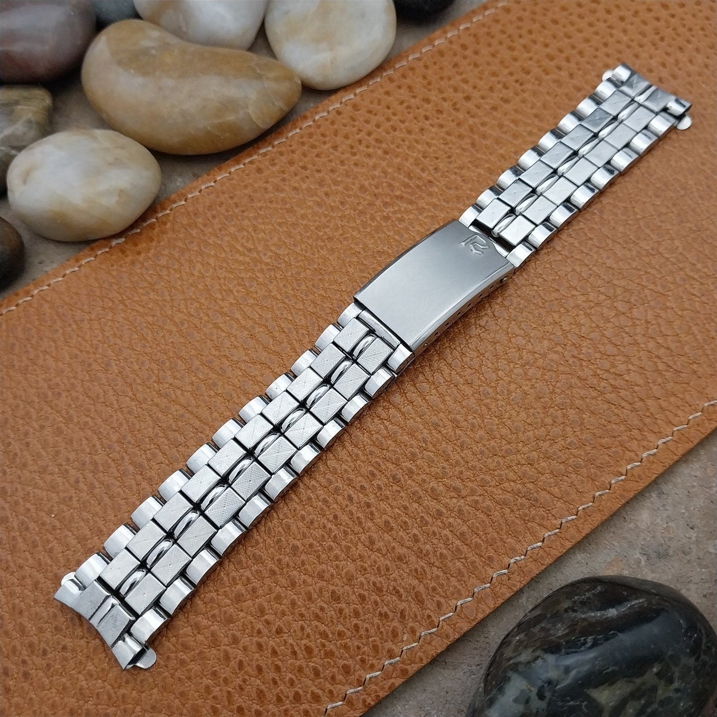 Vintage Ricoh Superfine 18mm Stainless Steel Unused NOS Watch Band