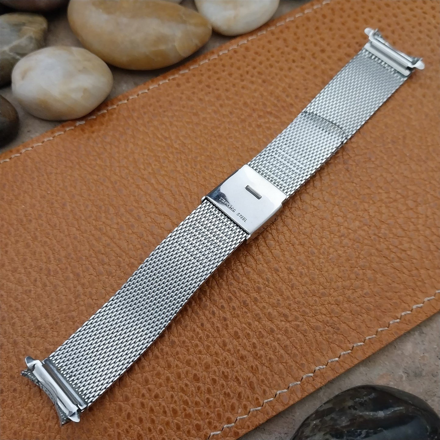 Vintage Camy 18mm Stainless Steel Mesh Unused NOS Classic Watch Band