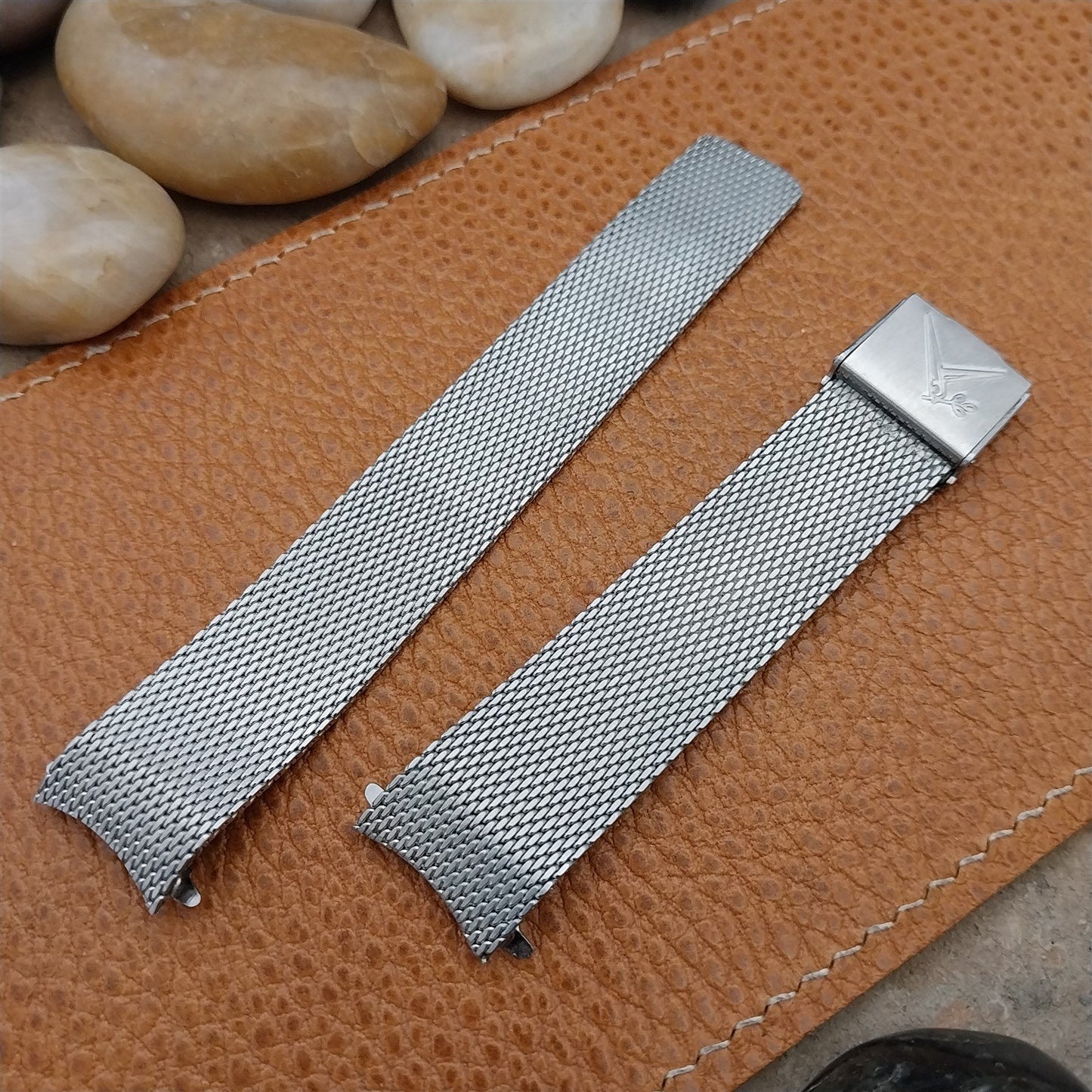 Vintage Camy 18mm Stainless Steel Mesh Unused NOS Classic Watch Band