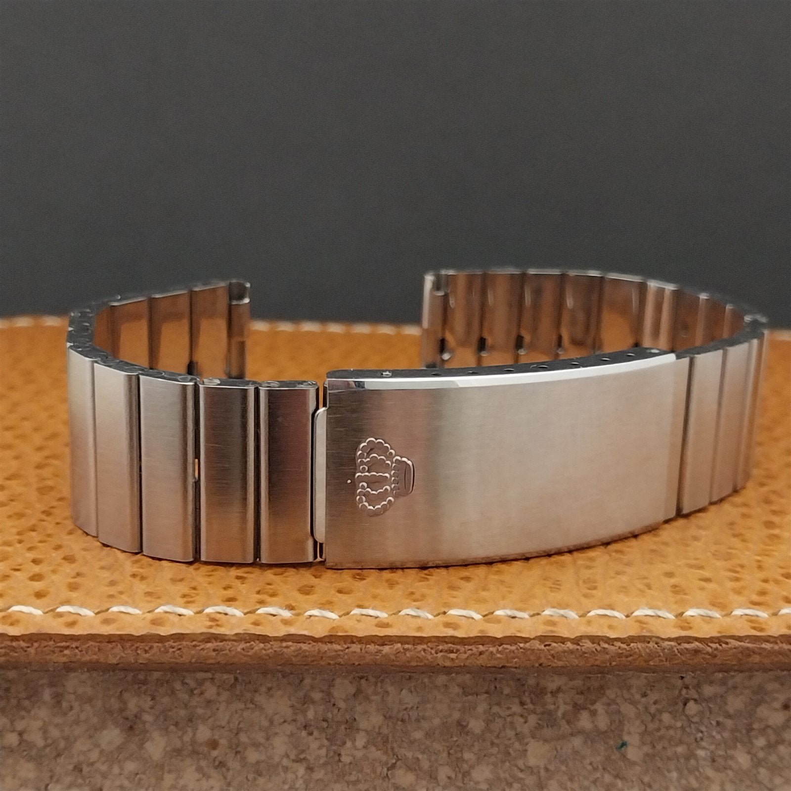 Vintage 18mm Jules Jurgensen Stainless Steel Unused NOS Swiss 1970s Watch Band