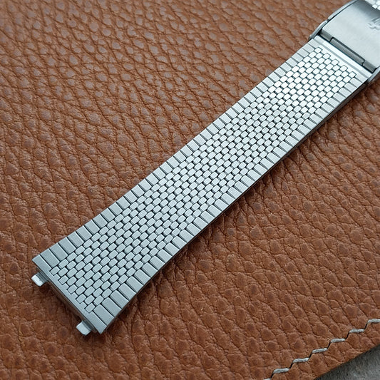 Bulova Accutron 2-Piece Stainless Steel 16mm Flared nos Vintage Watch Band