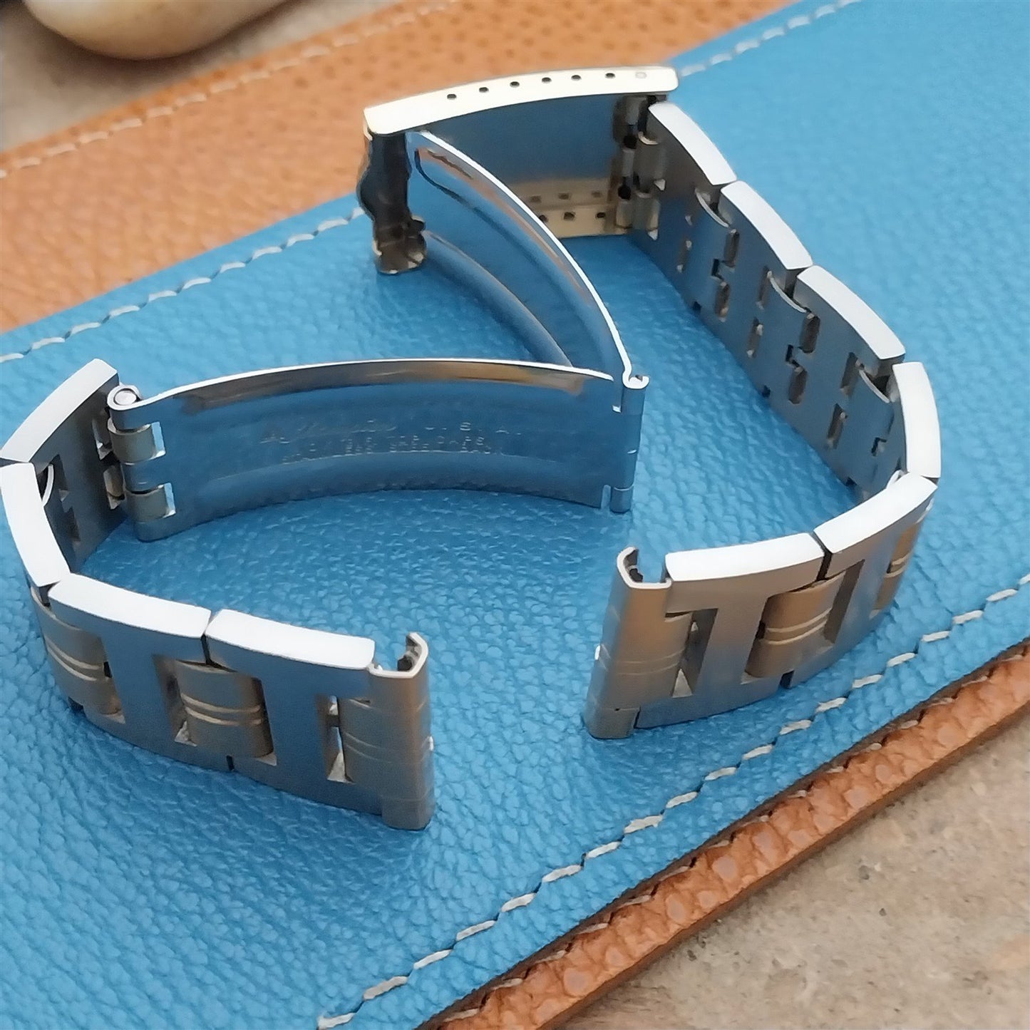 19mm Vintage Hamilton Gold-Filled & Stainless Unused 1970s Classic Watch Band