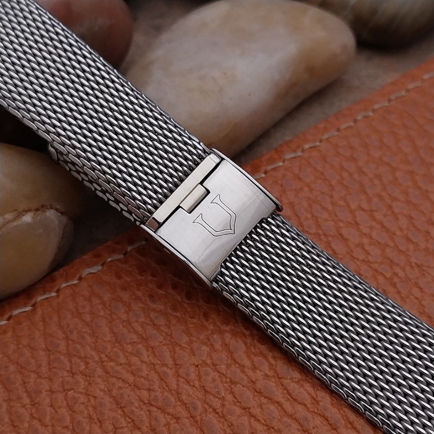 Vintage Universal Geneve 17.5mm Stainless Steel Mesh 1960s Unused Watch Band