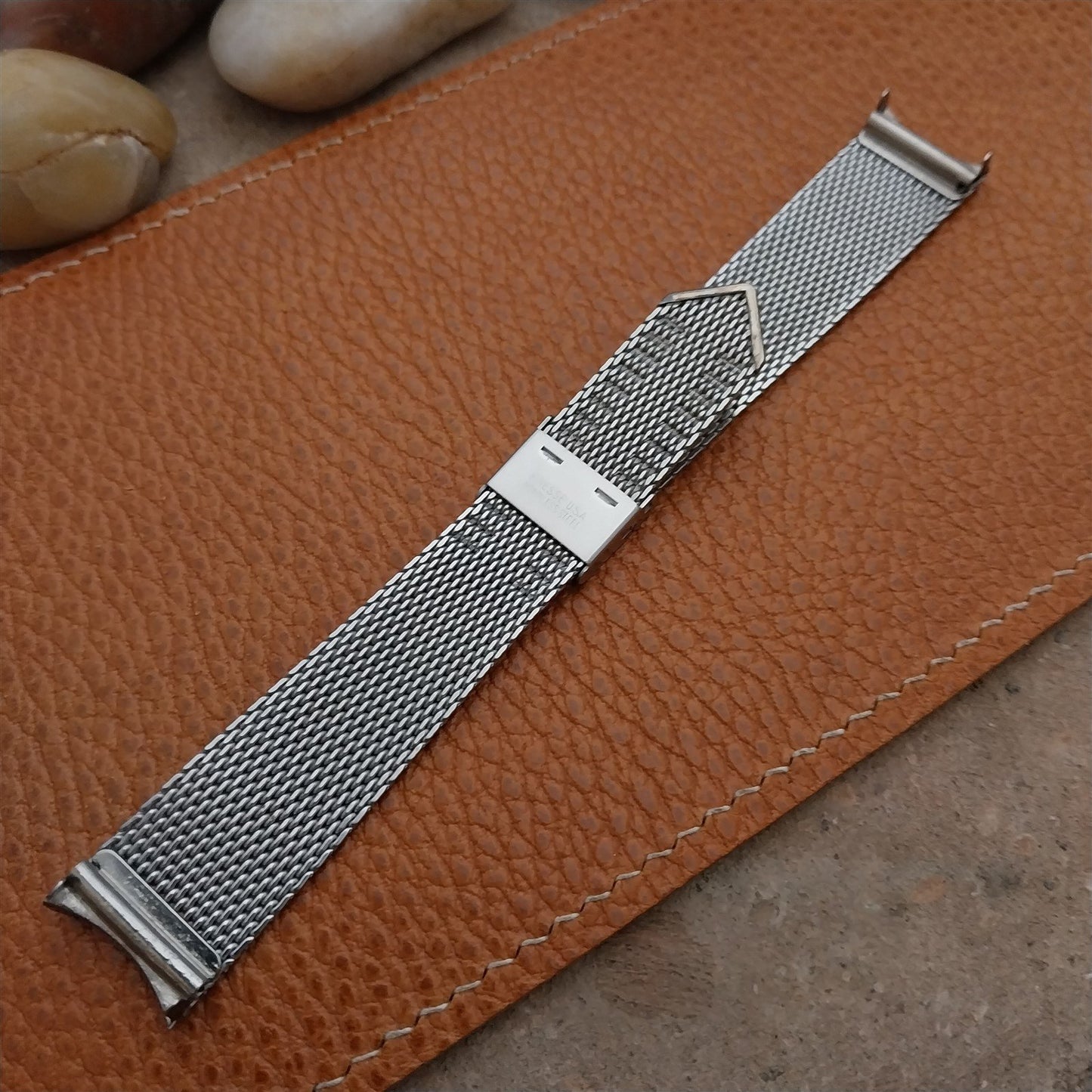 Vintage Universal Geneve 17.5mm Stainless Steel Mesh 1960s Unused Watch Band