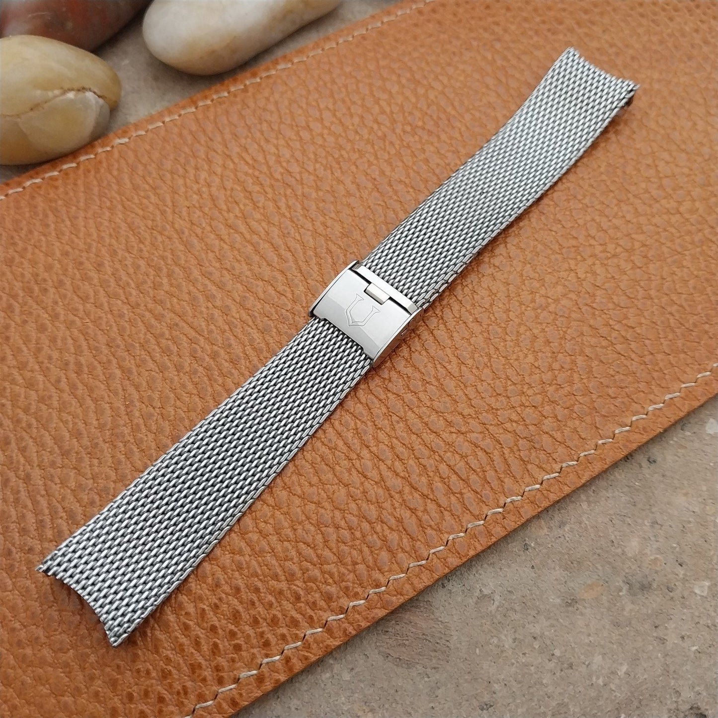 Vintage Universal Geneve 17.5mm Stainless Steel Mesh 1960s Unused Watch Band