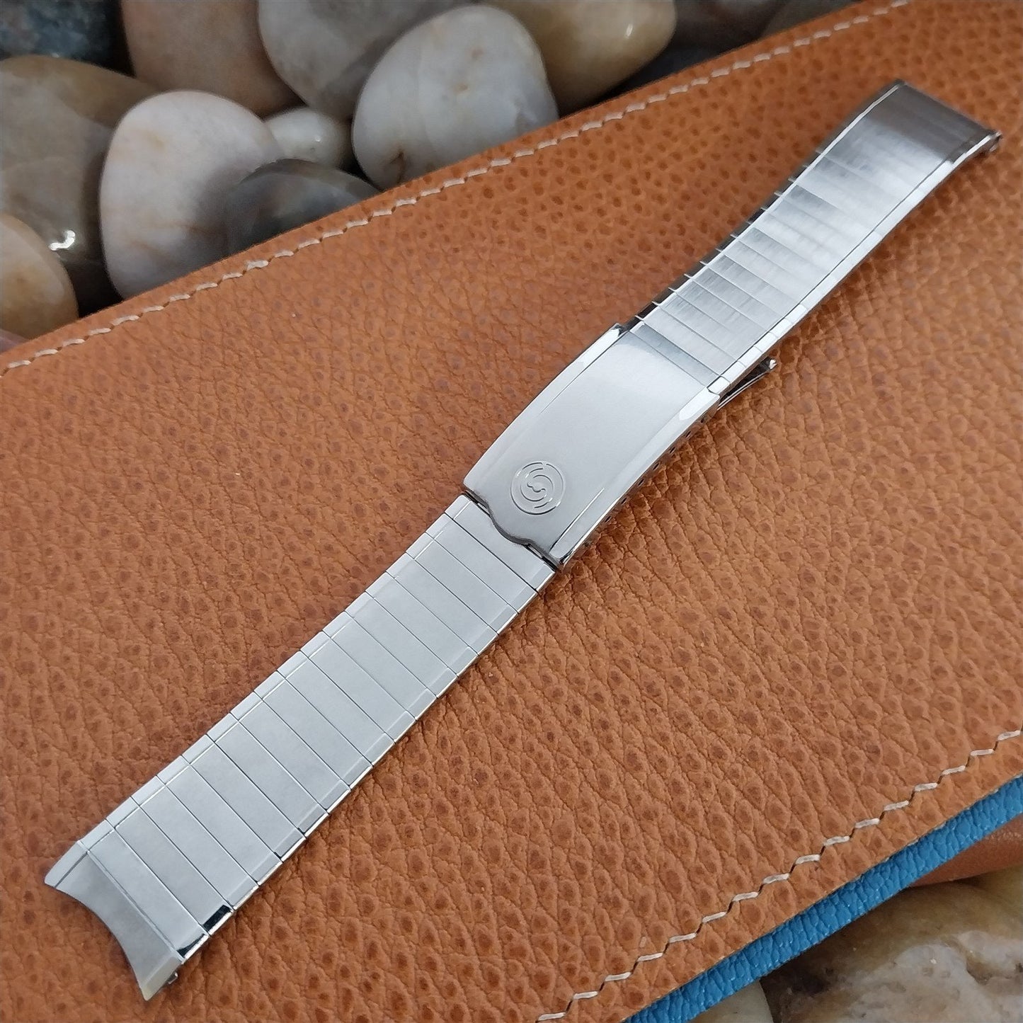 Wyler Stainless Steel 17.2mm JB Champion nos Unused 1960s Vintage Watch Band