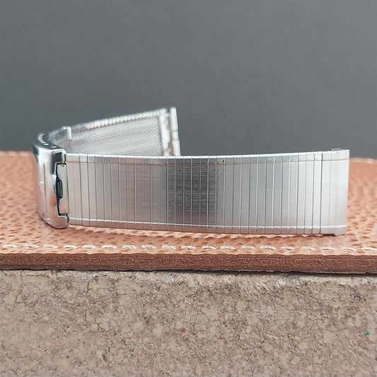 Longines Stainless Steel 17.2mm JB Champion Unused nos 1960s Vintage Watch Band