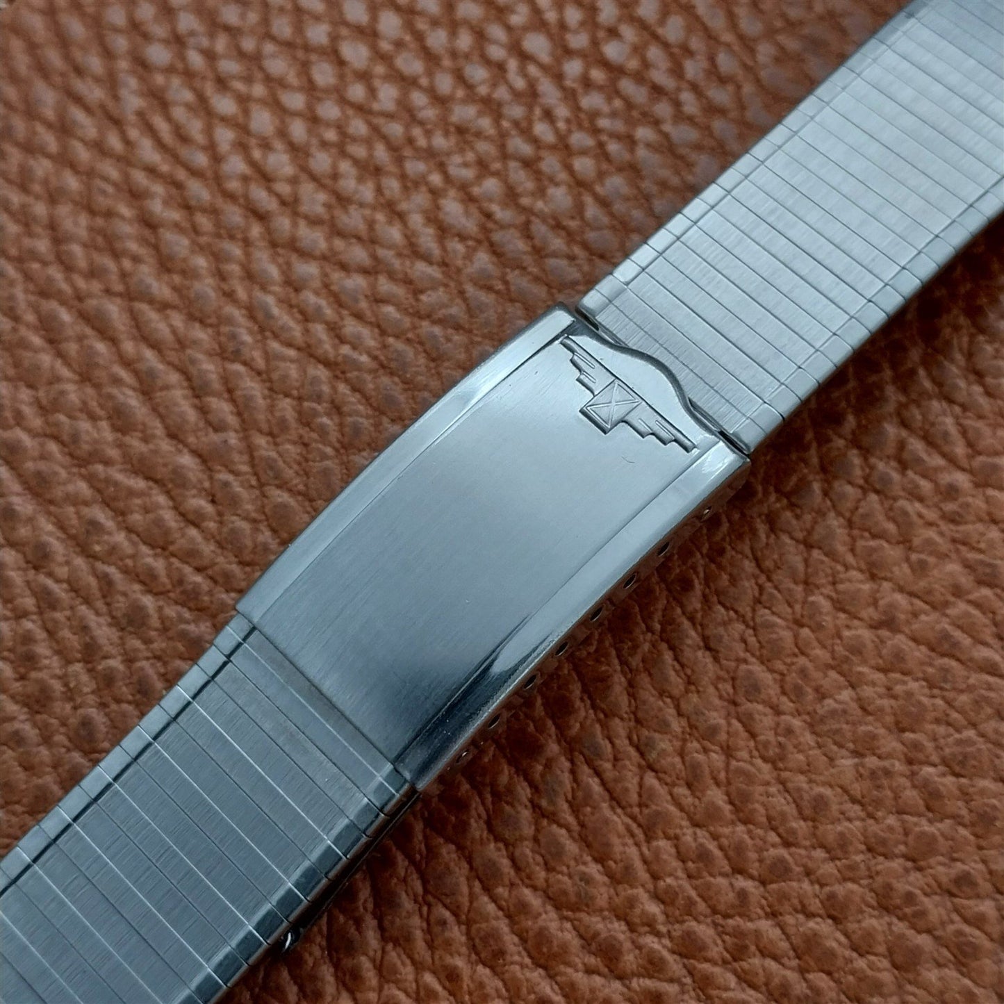 Longines Stainless Steel 17.2mm JB Champion Unused nos 1960s Vintage Watch Band