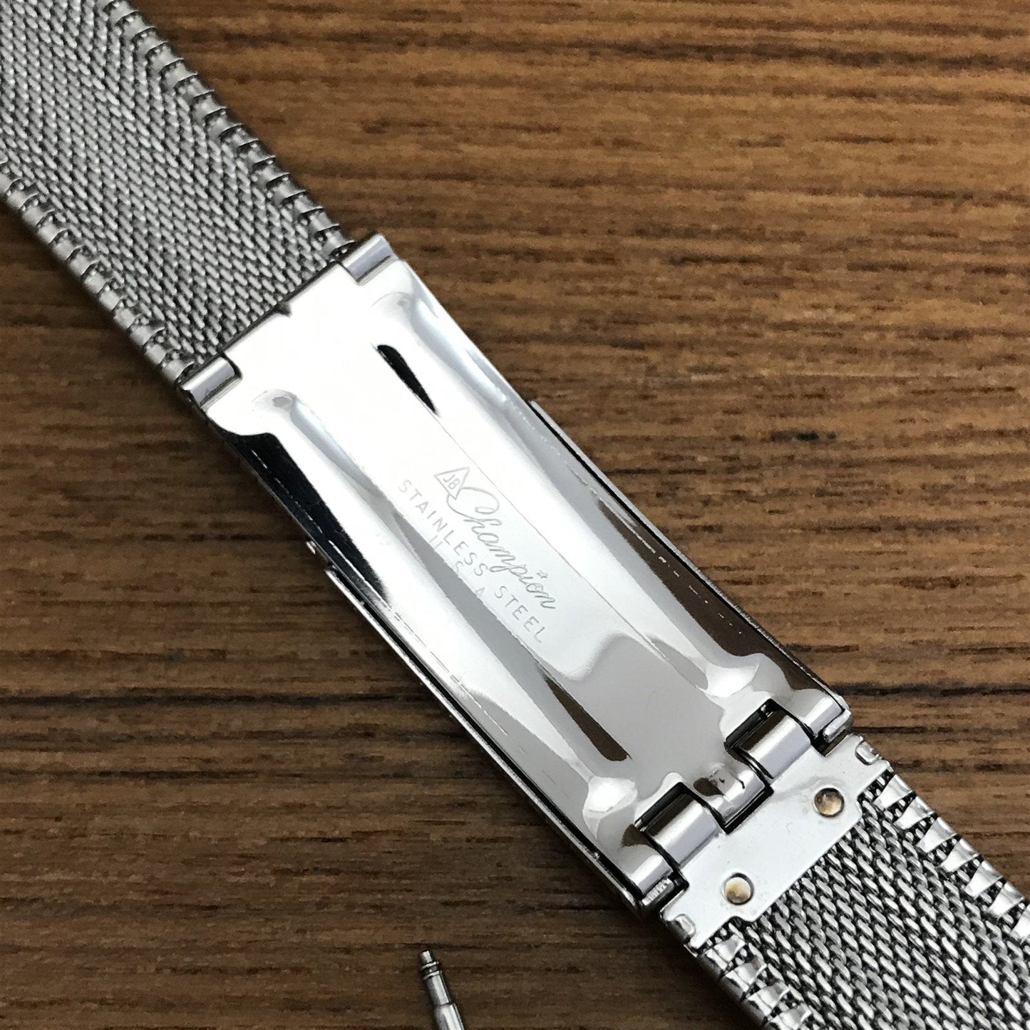 Longines Stainless Steel 17.2mm JB Champion Unused nos 1960s Vintage Watch Band