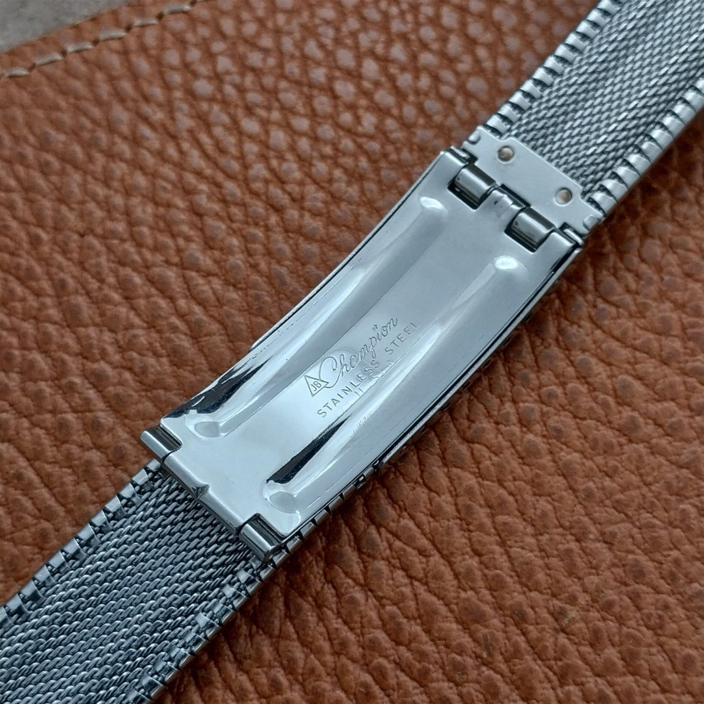 Longines Stainless Steel 17.2mm JB Champion Unused nos 1960s Vintage Watch Band