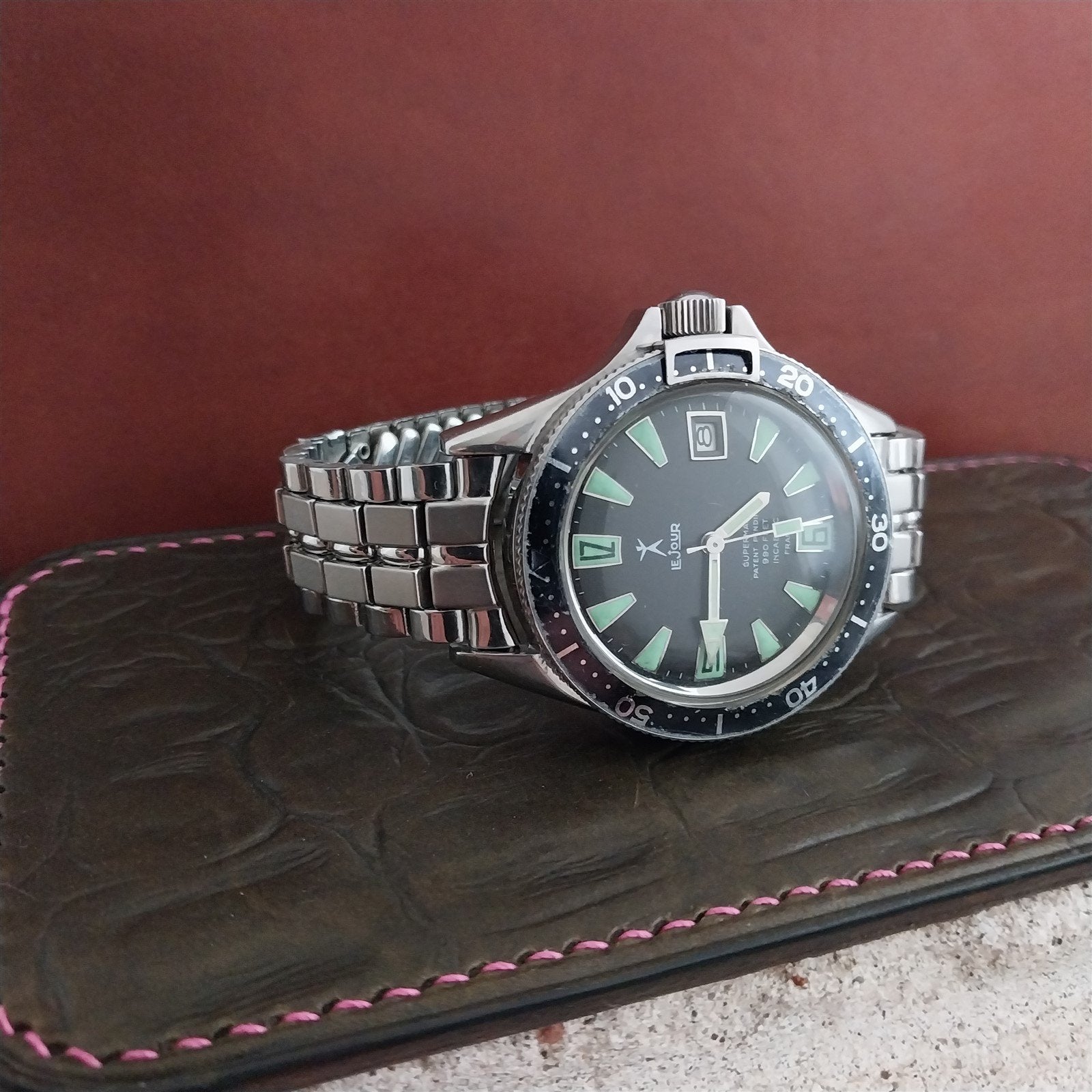 Vintage 19mm Stainless International Skindiver Unused Classic 1960s Watch Band