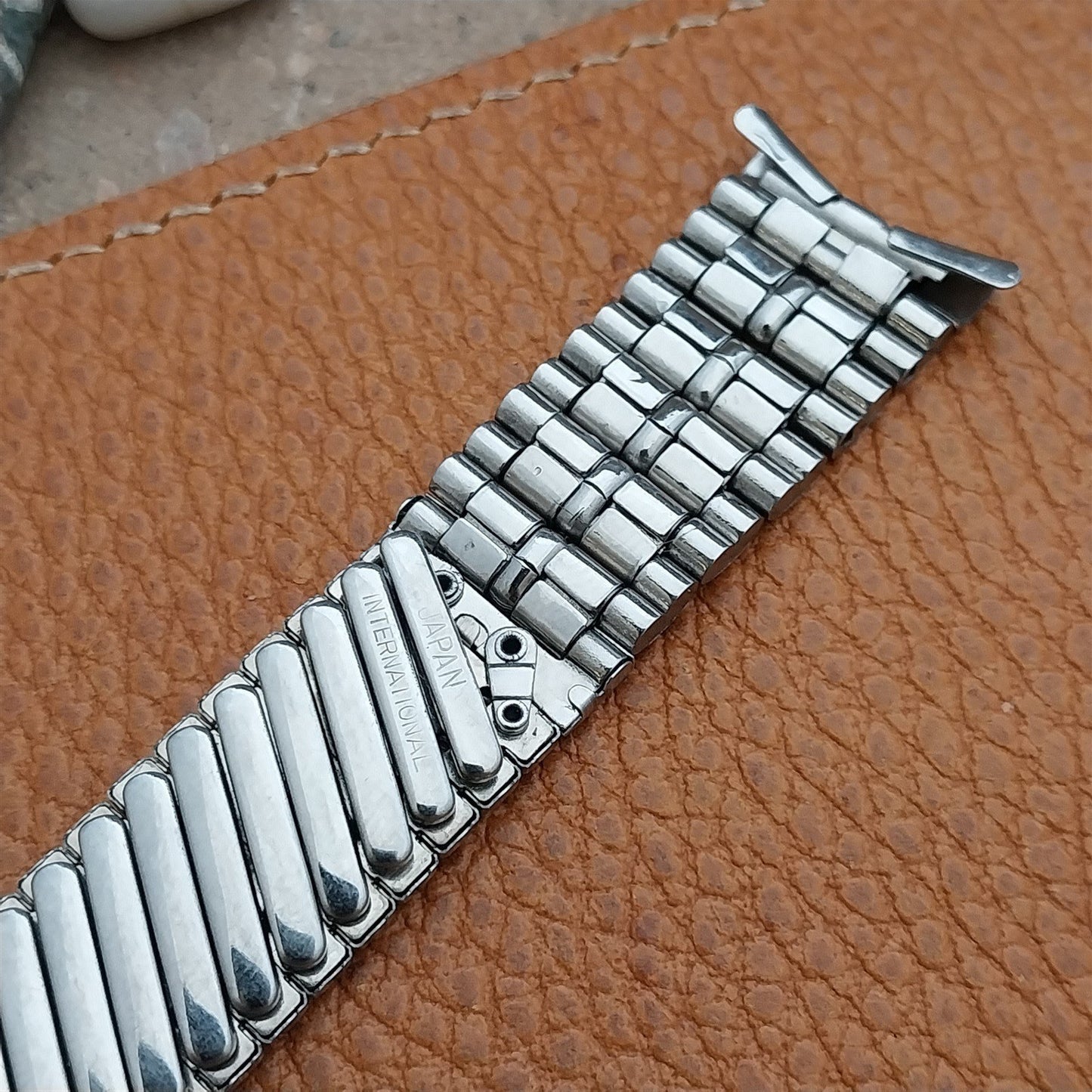 Vintage 19mm Stainless International Skindiver Unused Classic 1960s Watch Band