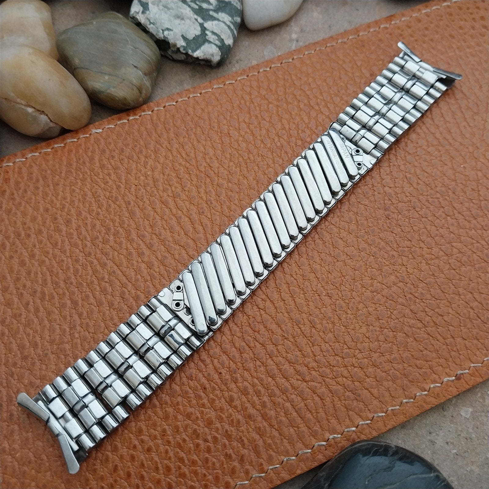 Vintage 19mm Stainless International Skindiver Unused Classic 1960s Watch Band