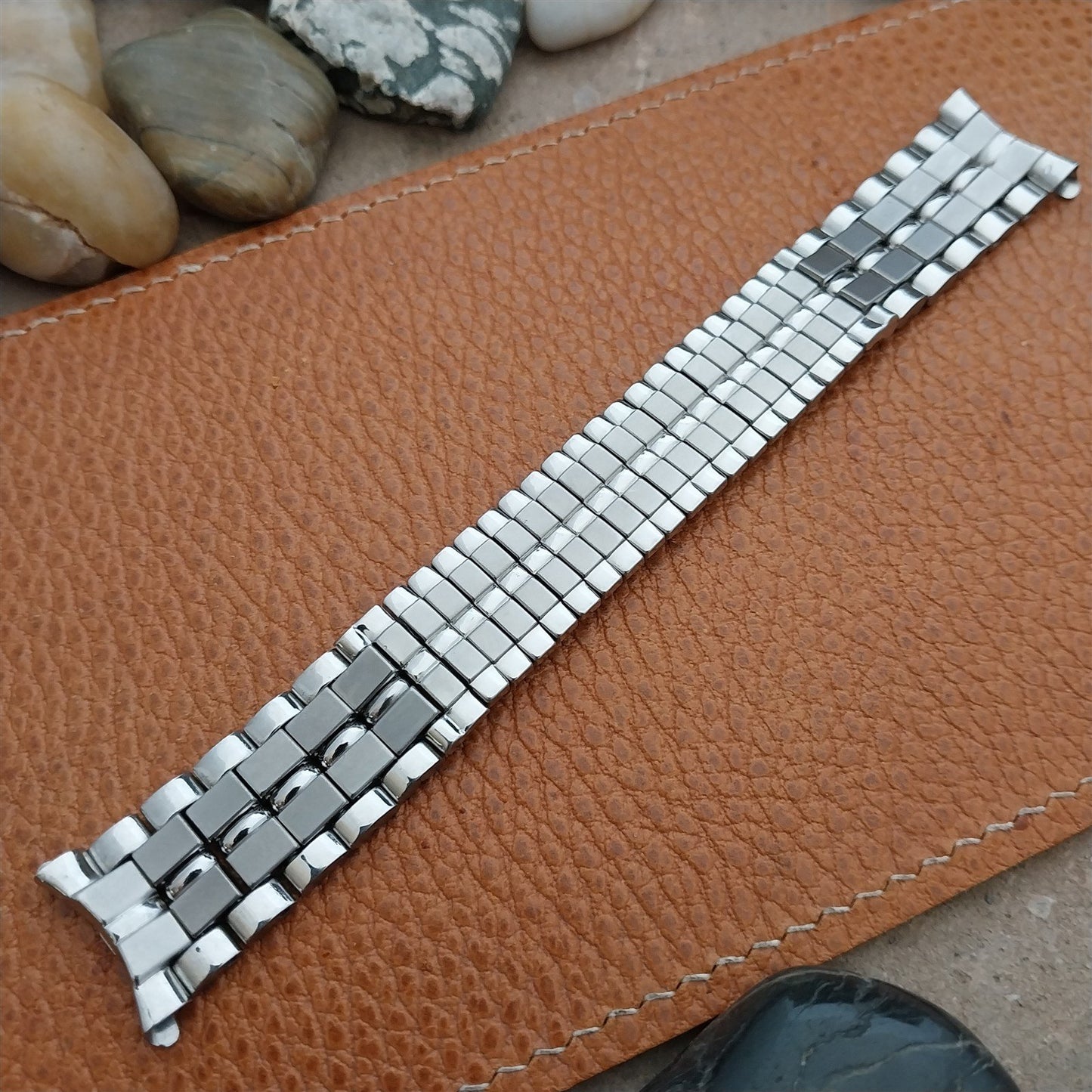 Vintage 19mm Stainless International Skindiver Unused Classic 1960s Watch Band