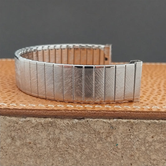 Vintage 17.2mm 1960s Bellavance Stainless Steel Uniflex Expansion nos Watch Band