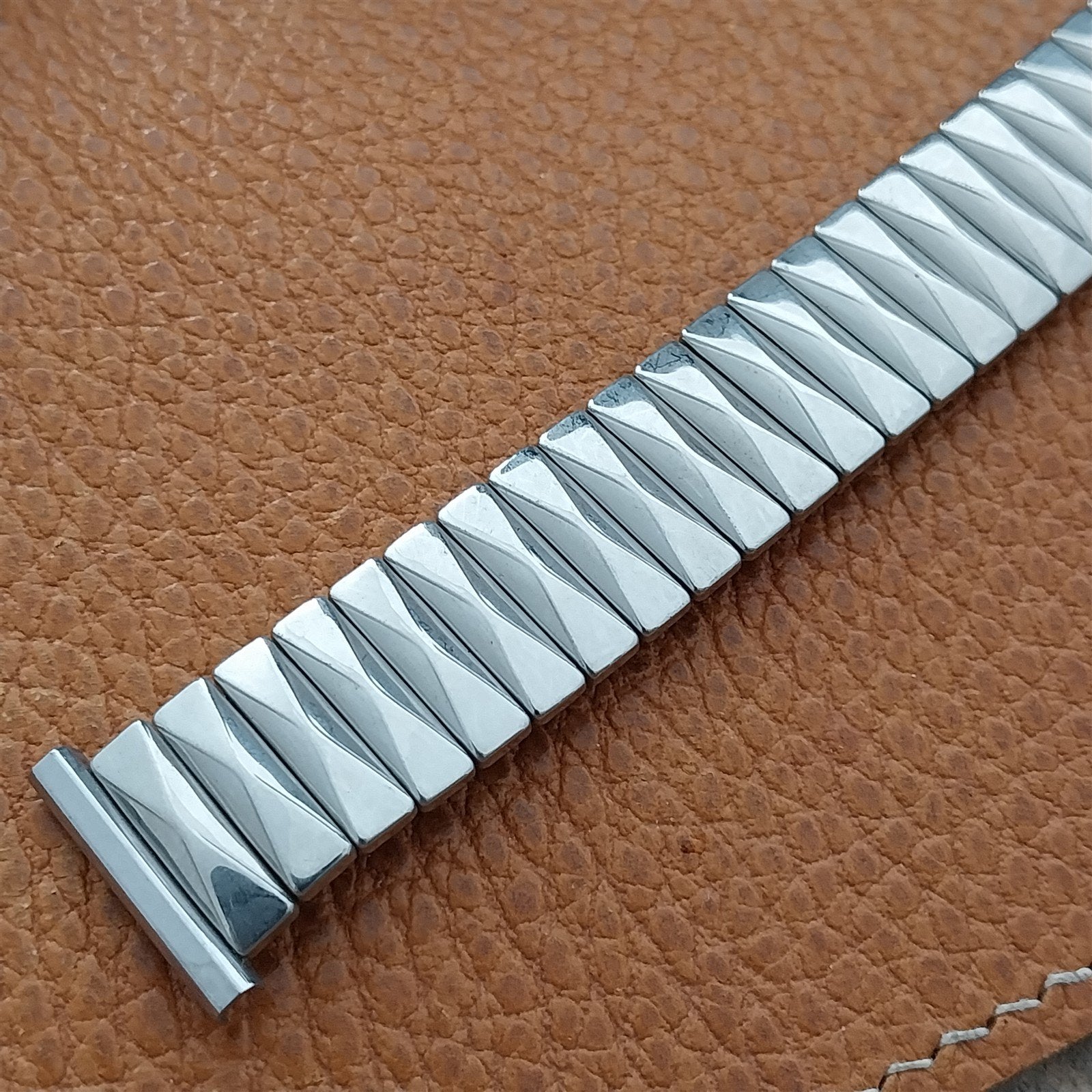 19mm 18mm 16mm 1960s Bellavance Stainless Steel Classic Stretch nos Watch Band