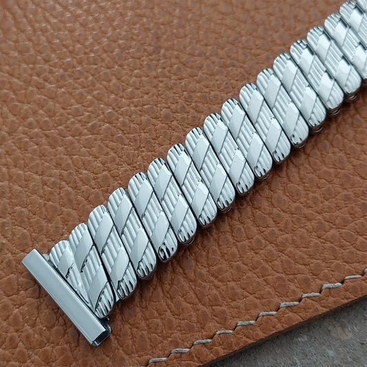 19mm 18mm 16mm 1950s Bellavance Stainless Steel Expansion nos Vintage Watch Band