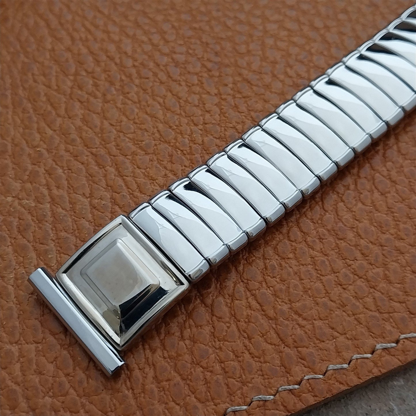 Vintage 19mm 18mm 16mm 1950s Bellavance Stainless Steel Expansion nos Watch Band