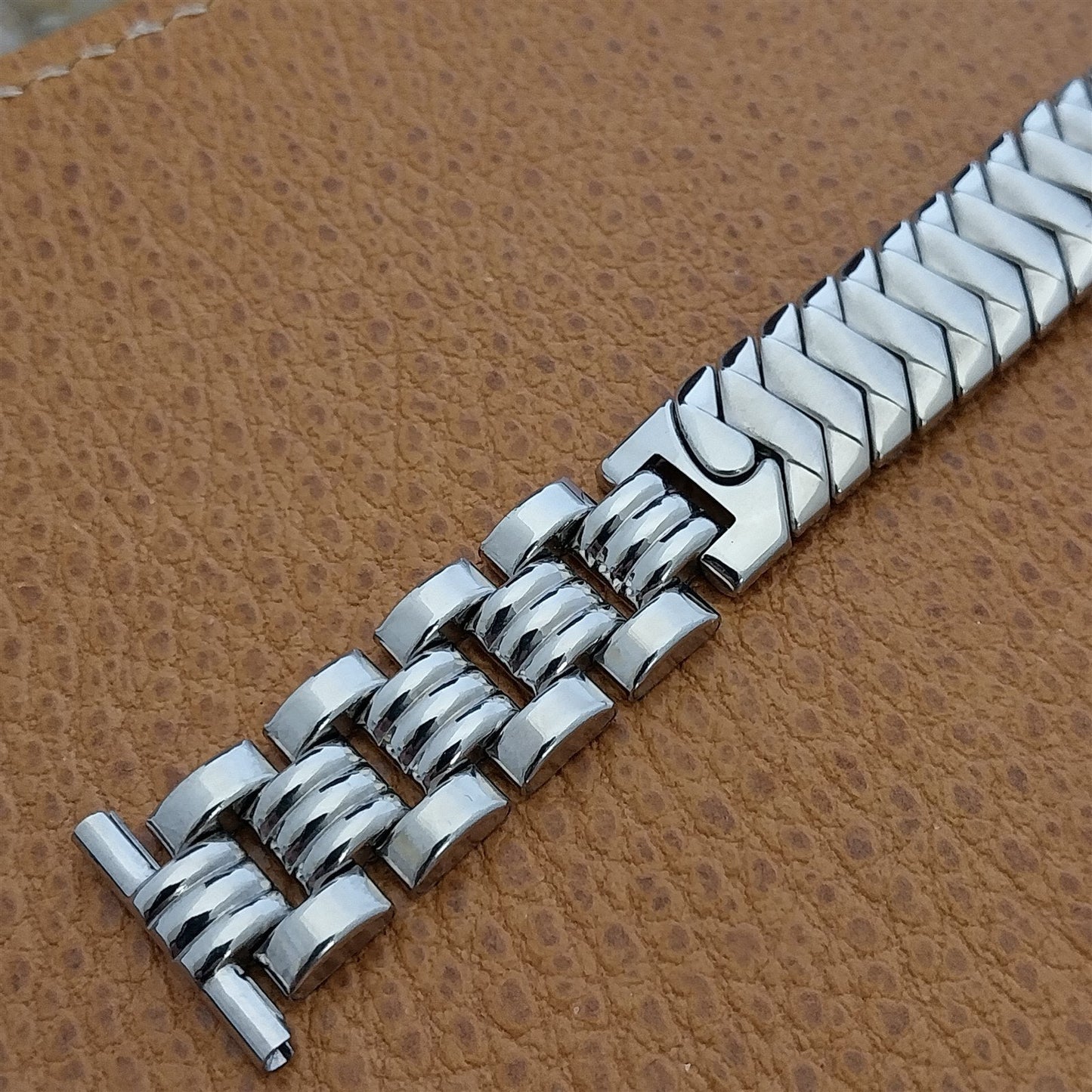 12k White Gold-Filled JB Champion USA Classic 1940s Vintage Watch Band