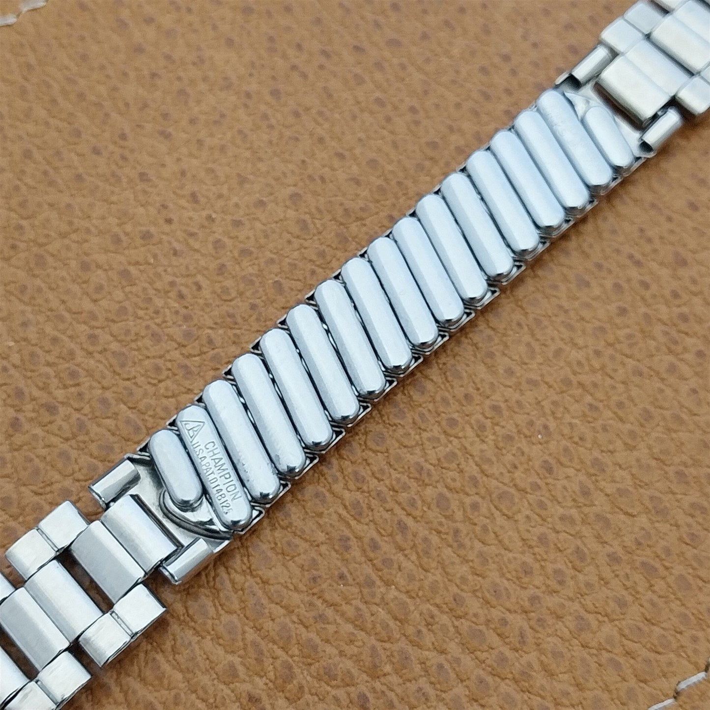 12k White Gold-Filled JB Champion USA Classic 1940s Vintage Watch Band