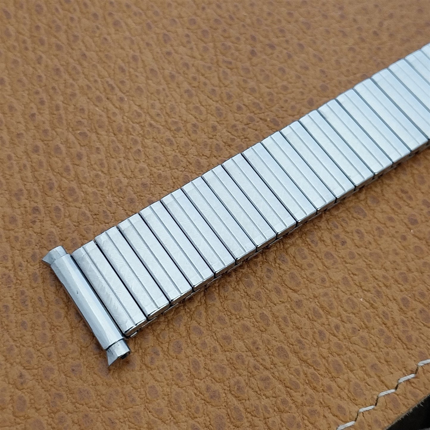 JB Champion Stainless Steel Expansion 18mm 19mm nos 1970s Vintage Watch Band