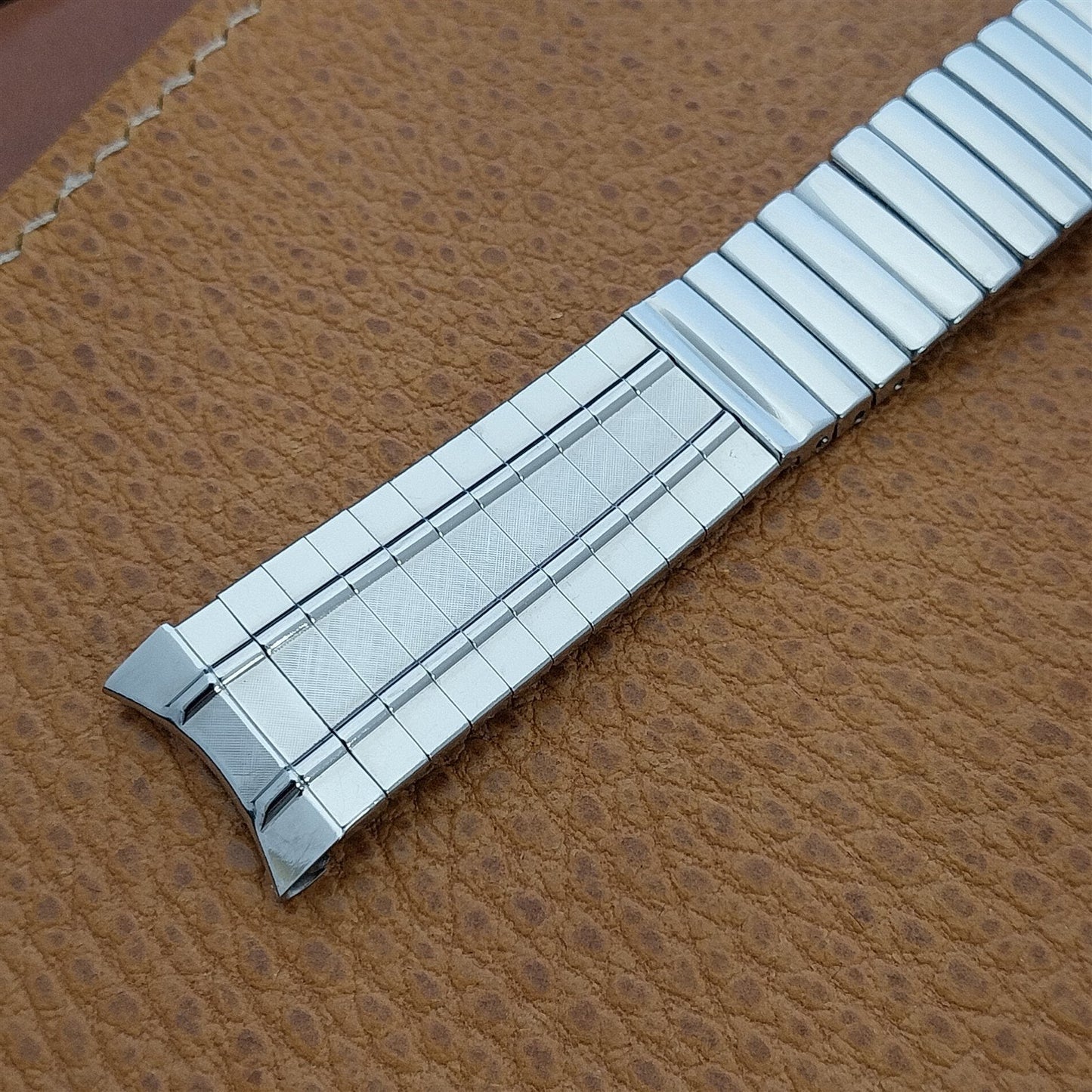 Vintage 18mm 17.2mm Stainless Steel JB Champion Classic 1960s Unused Watch Band