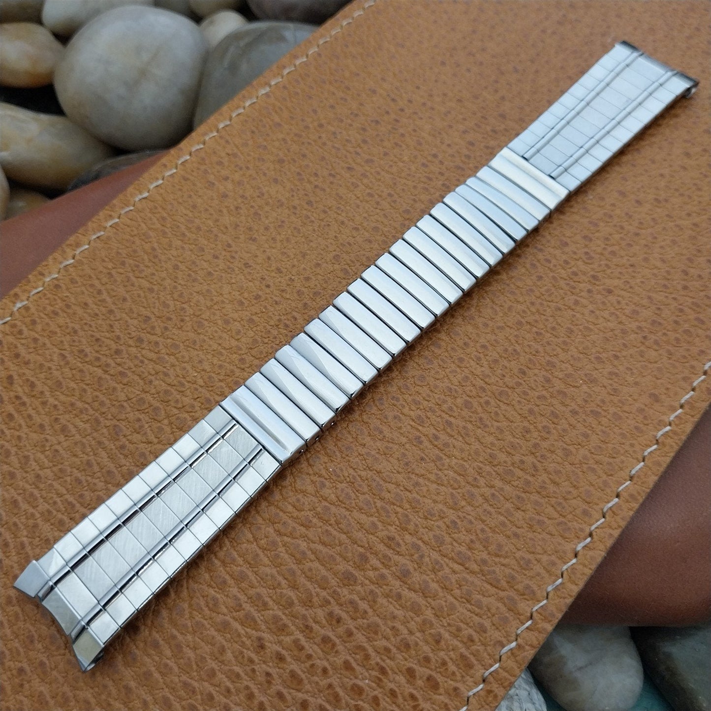 Vintage 18mm 17.2mm Stainless Steel JB Champion Classic 1960s Unused Watch Band