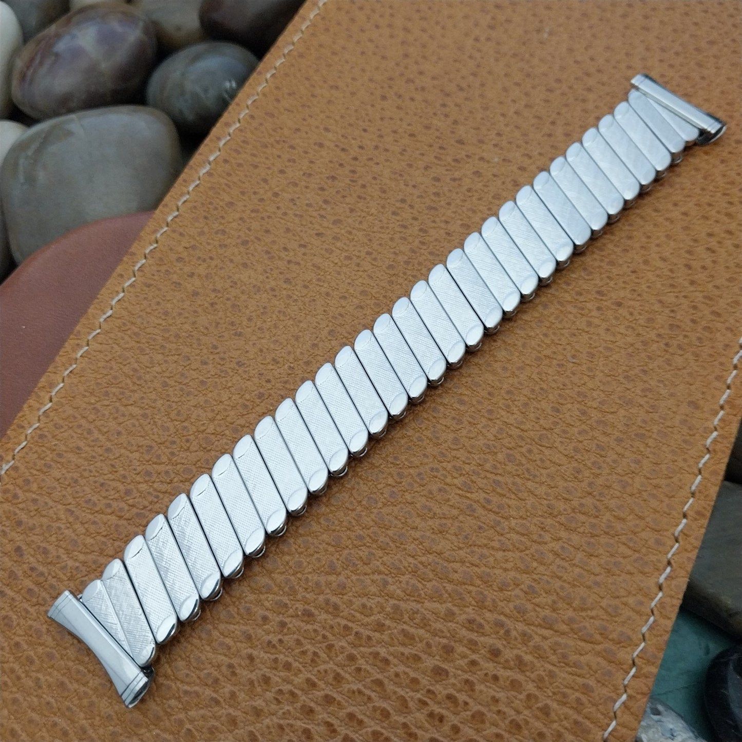 Stainless Steel nos 1950s Bellavance Vintage Watch Band 16mm 18mm 19mm