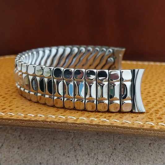5/8" Stainless Steel Bellavance Classic Stretch Unused 1950s Vintage Watch Band
