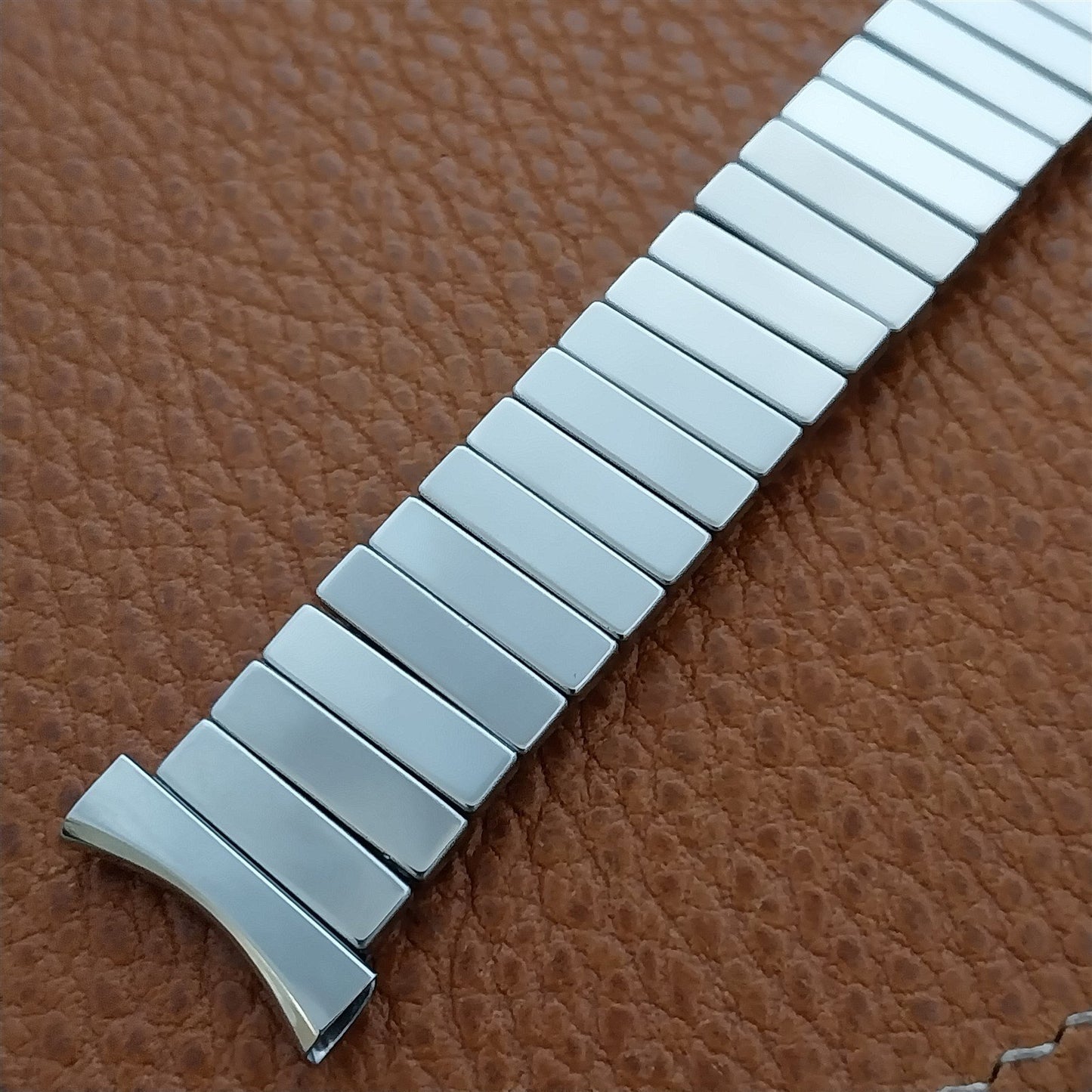 19mm Stainless Steel Expansion Bellavance 1960s nos Vintage Watch Band
