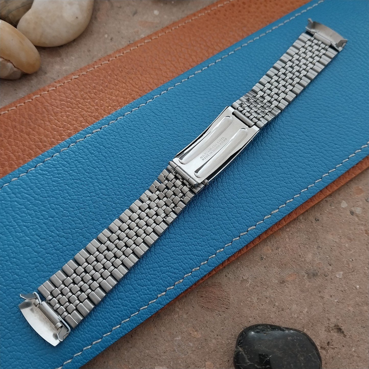 Bulova Accutron Stainless Steel Unused Old-Stock nos 1970s Vintage Watch Band