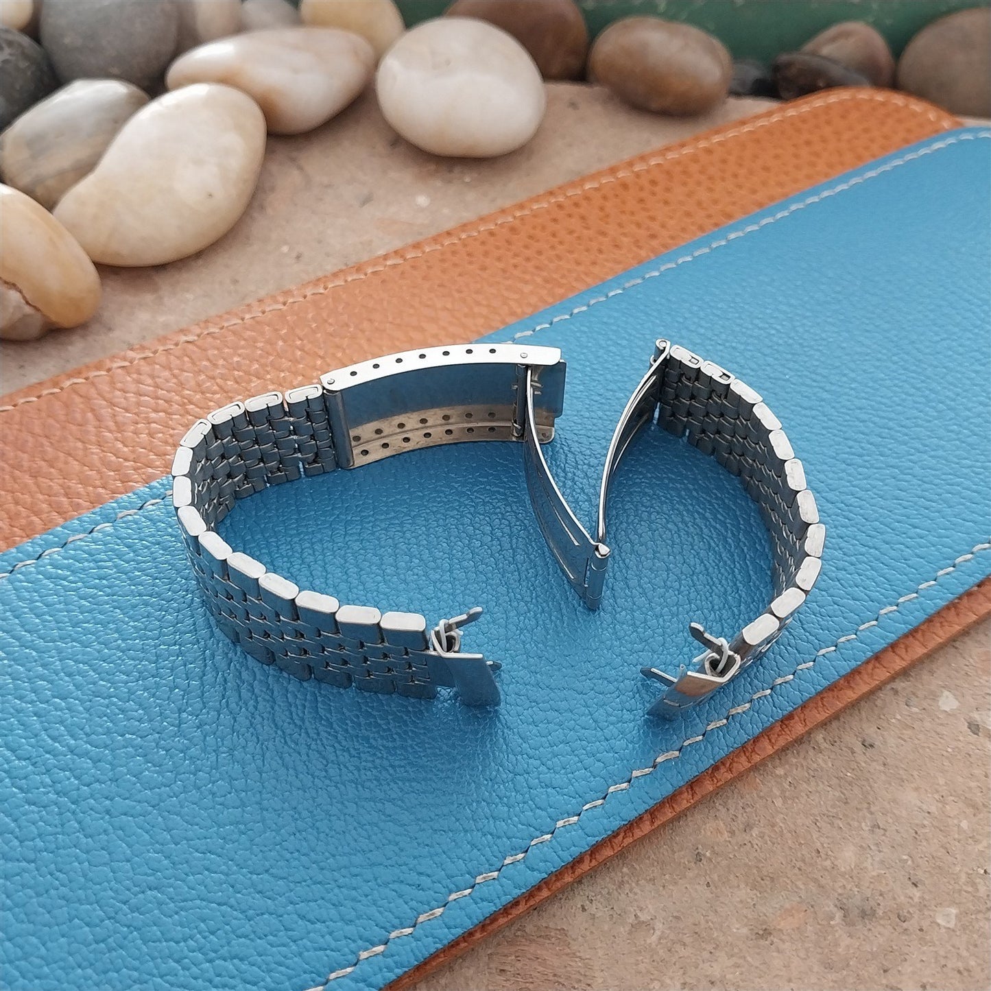 Bulova Accutron Stainless Steel Unused Old-Stock nos 1970s Vintage Watch Band