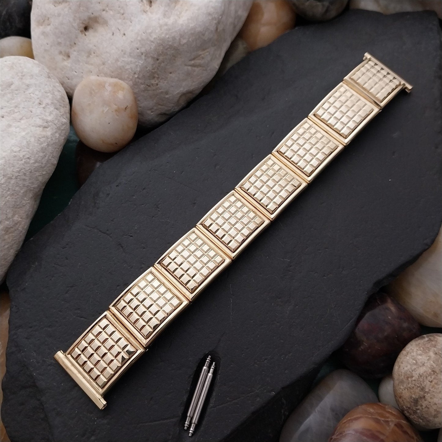 19mm 16mm 1950s 10k Gold Filled Mid-Century Expansion Unused Vintage Watch Band