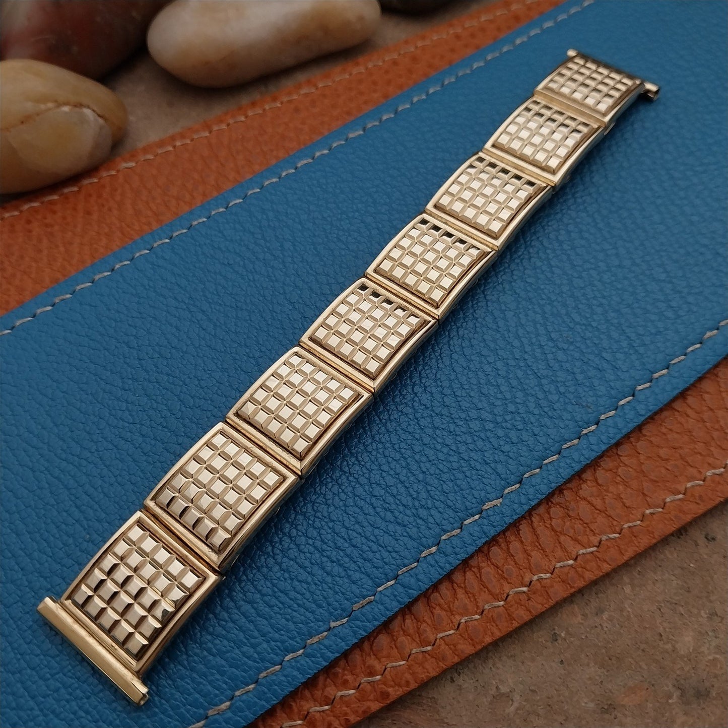 19mm 16mm 1950s Gold Fill Speidel Classic Stretch Unused NOS Vintage Watch Band