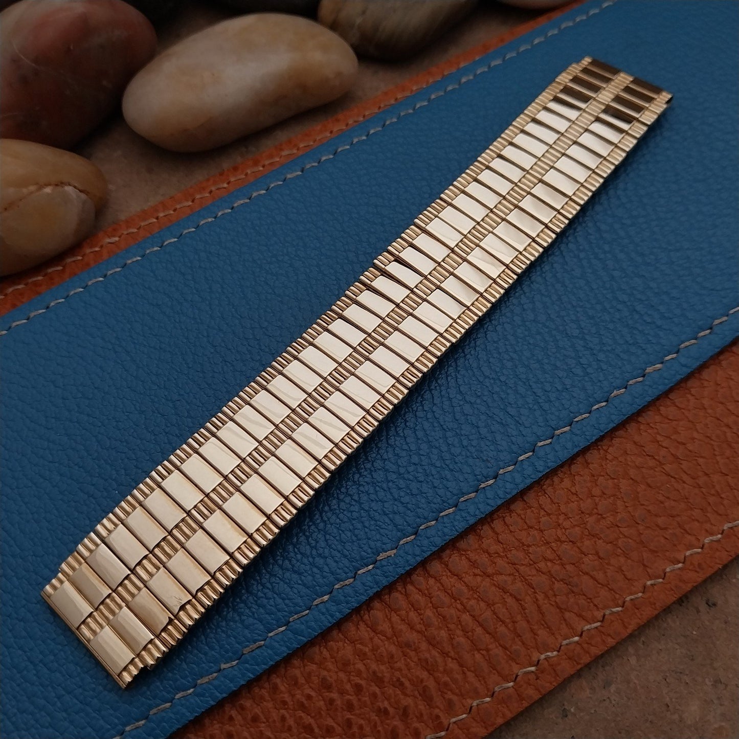 1950s Speidel Wide Gold-Filled 19mm Unused Classic Stretch Vintage Watch Band