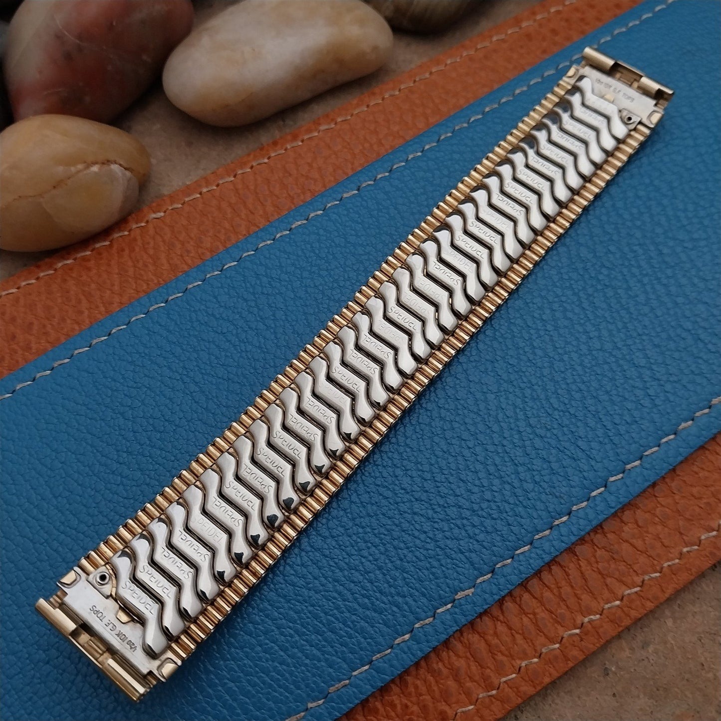 1950s Speidel Wide Gold-Filled 19mm Unused Classic Stretch Vintage Watch Band