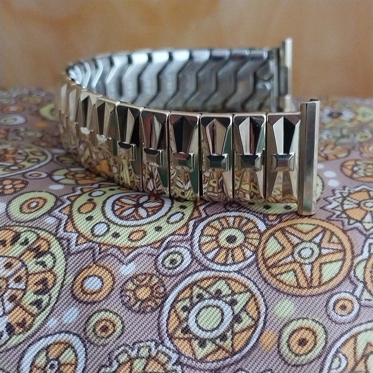 19mm 18mm 10k Gold-Fill 1957 Speidel High Ridge Unused mcm Vintage Watch Band