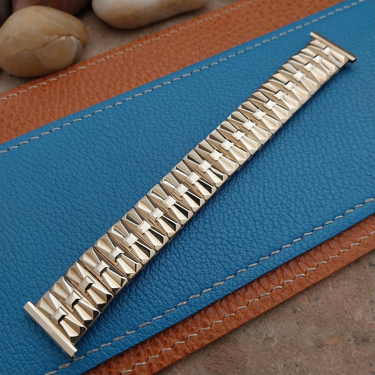 19mm 18mm 17mm Gold-Fill 1957 Speidel High Ridge Unused NOS Vintage Watch Band