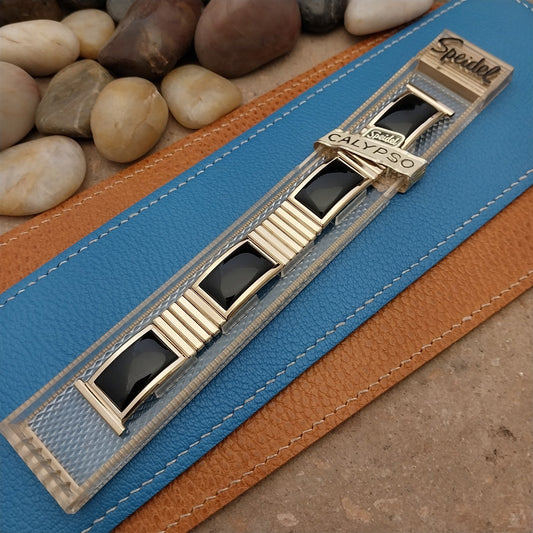 1957 10k Yellow Gold-Filled nos Calypso Speidel Unused Vintage Watch Band