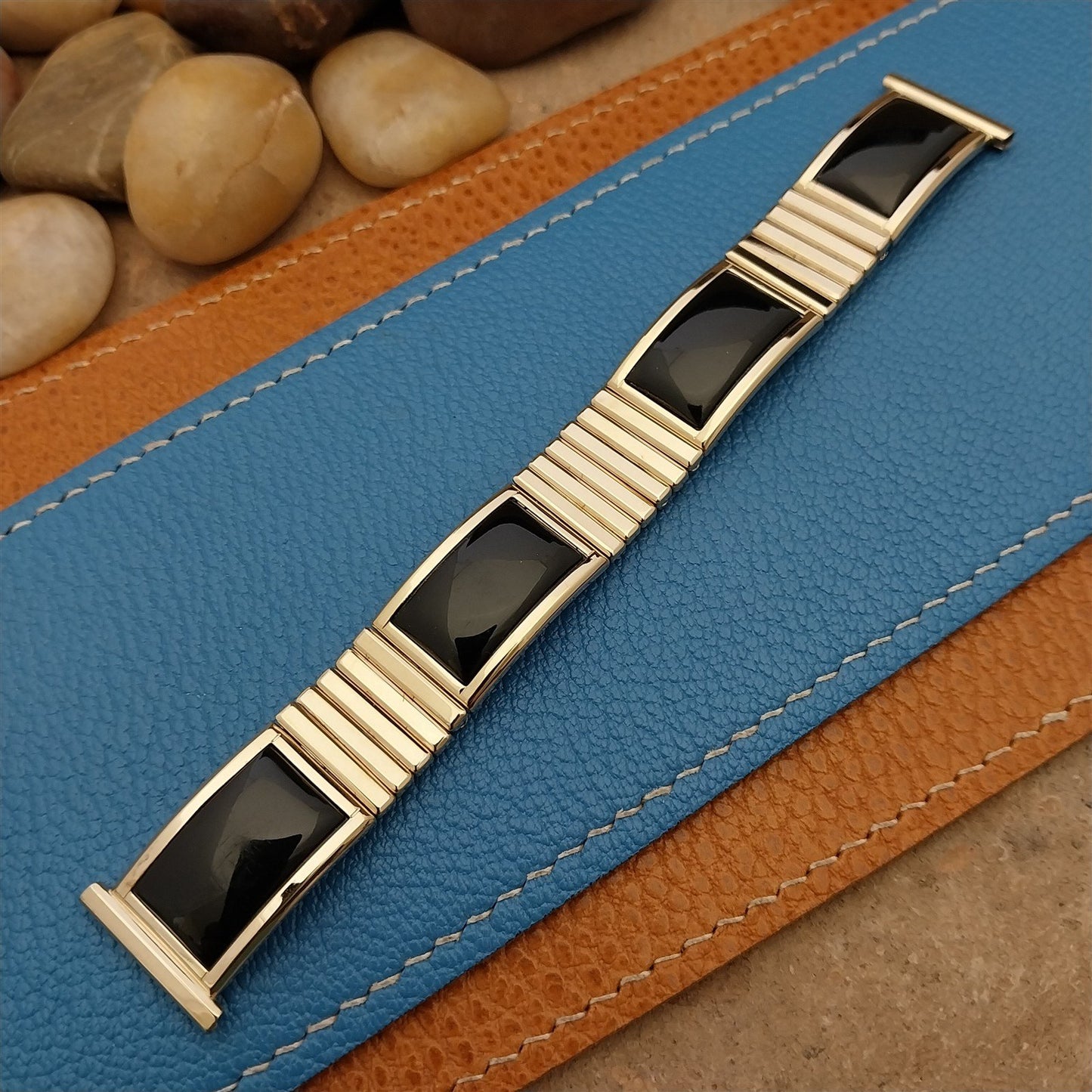 1957 10k Yellow Gold-Filled nos Calypso Speidel Unused Vintage Watch Band