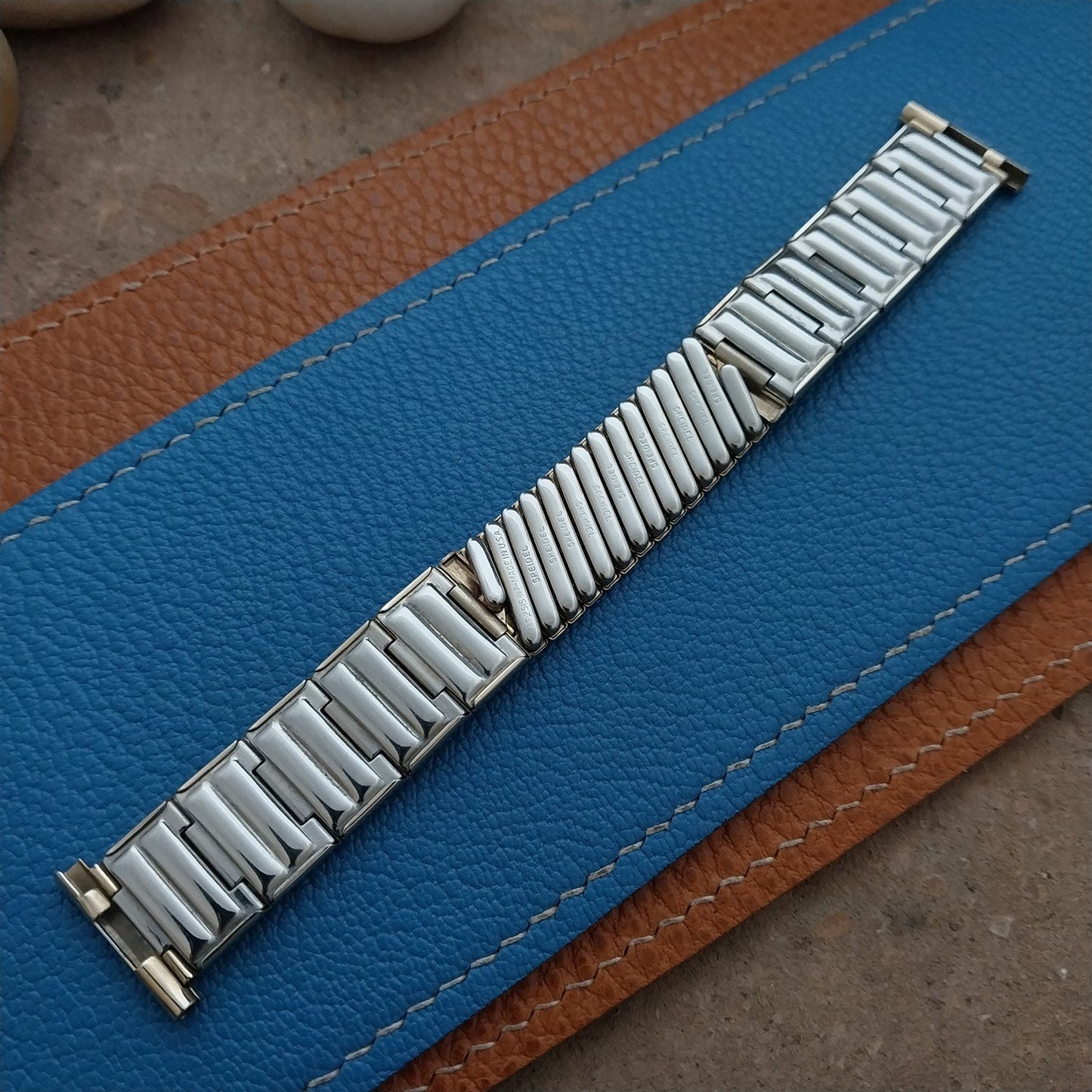 1950s Vintage 19mm 18mm 16mm Gold Filled Speidel Fort Knox Classic Watch Band